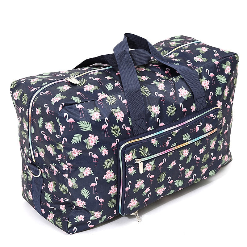 swabs Travel Big Size Foldable Luggage Bag Clothes Storage Carry-On Duffle  Bag, Multicolor (Size: 50CM(L)*23CM(W)*40CM(H) - Pack of 1 PCS Small Travel