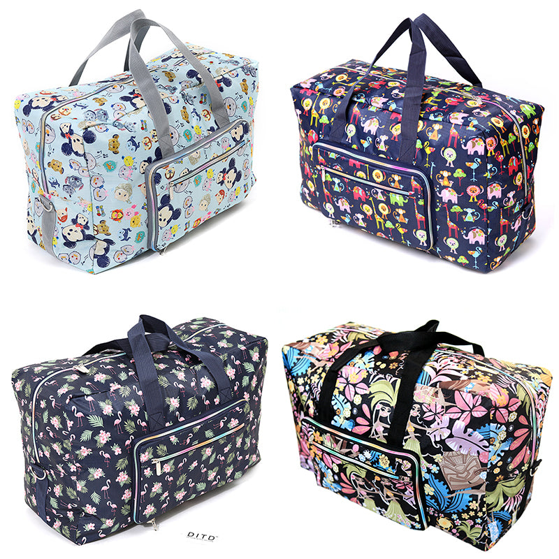 Sunjoy Tech Foldable Travel Duffle Bag for Women Girls Large Cute Pattern  Weekender Overnight Carry On Bag Portable Travel Zipper Bag Handbag Sport