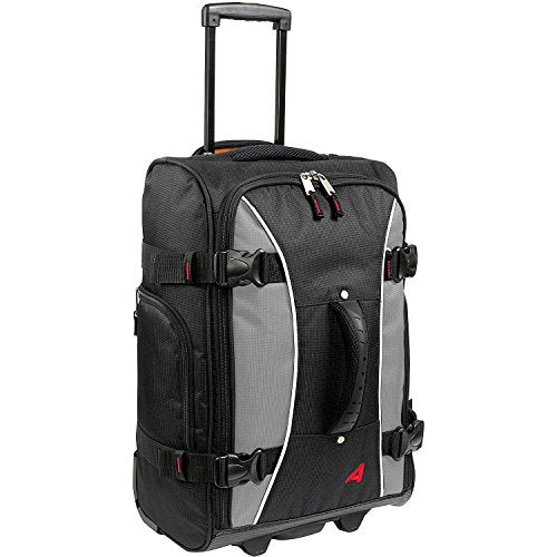 Athalon Luggage 21 Inch Hybrid Travelers Bag One Size Gray Black