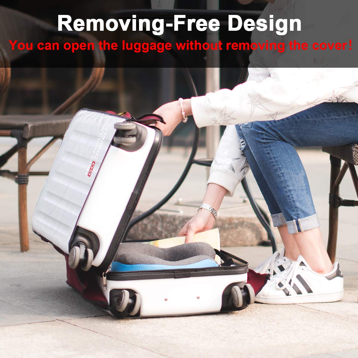 Live - FUL Luggage Protective Film Removal Tutorial