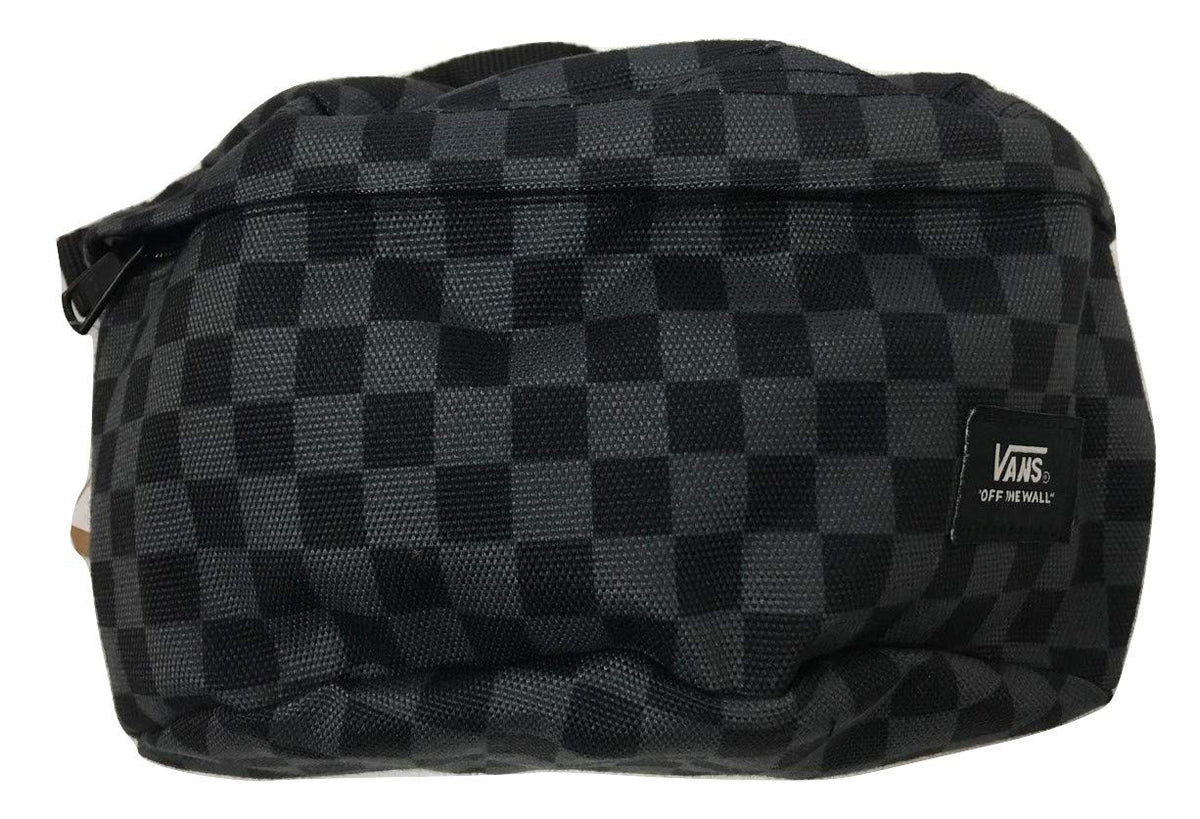 LV Black Checkered Fanny Pack