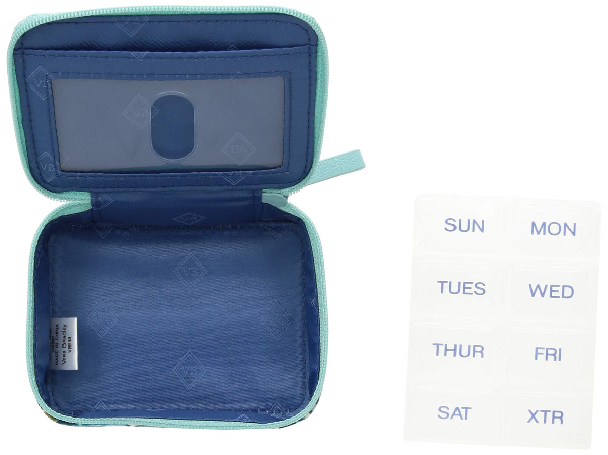 Ludlz Portable Mini Outdoor Travel Pill Case - Portable Small Supplements Tablet Container Box - Medicine Capsule Vitamin Fold Flip Organizer