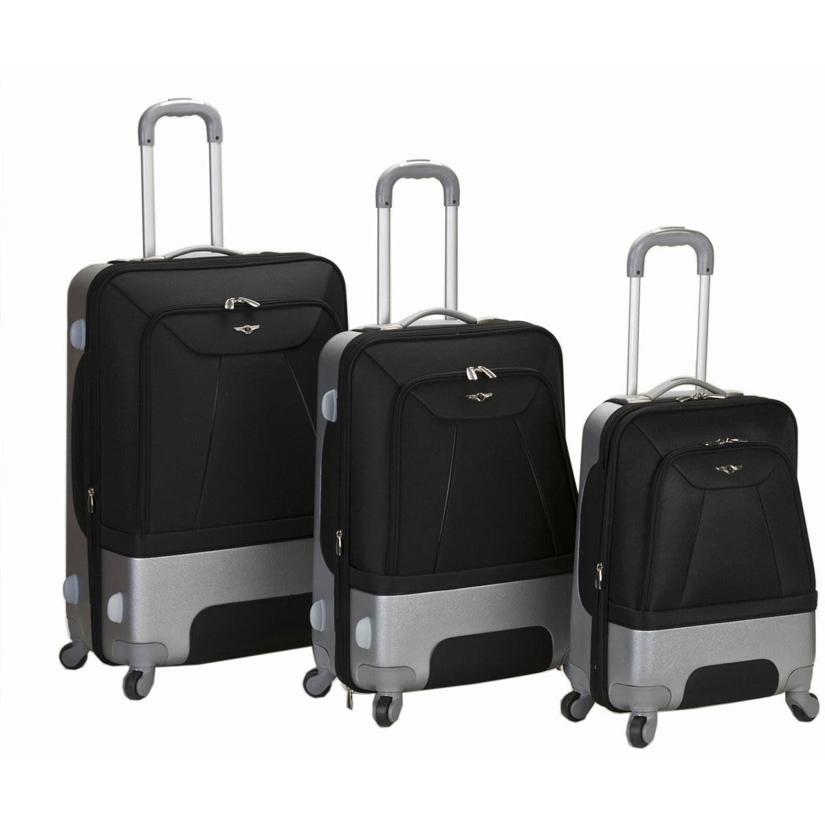 Rockland Luggage Melbourne 3 Piece Hardside Luggage Set, F160 