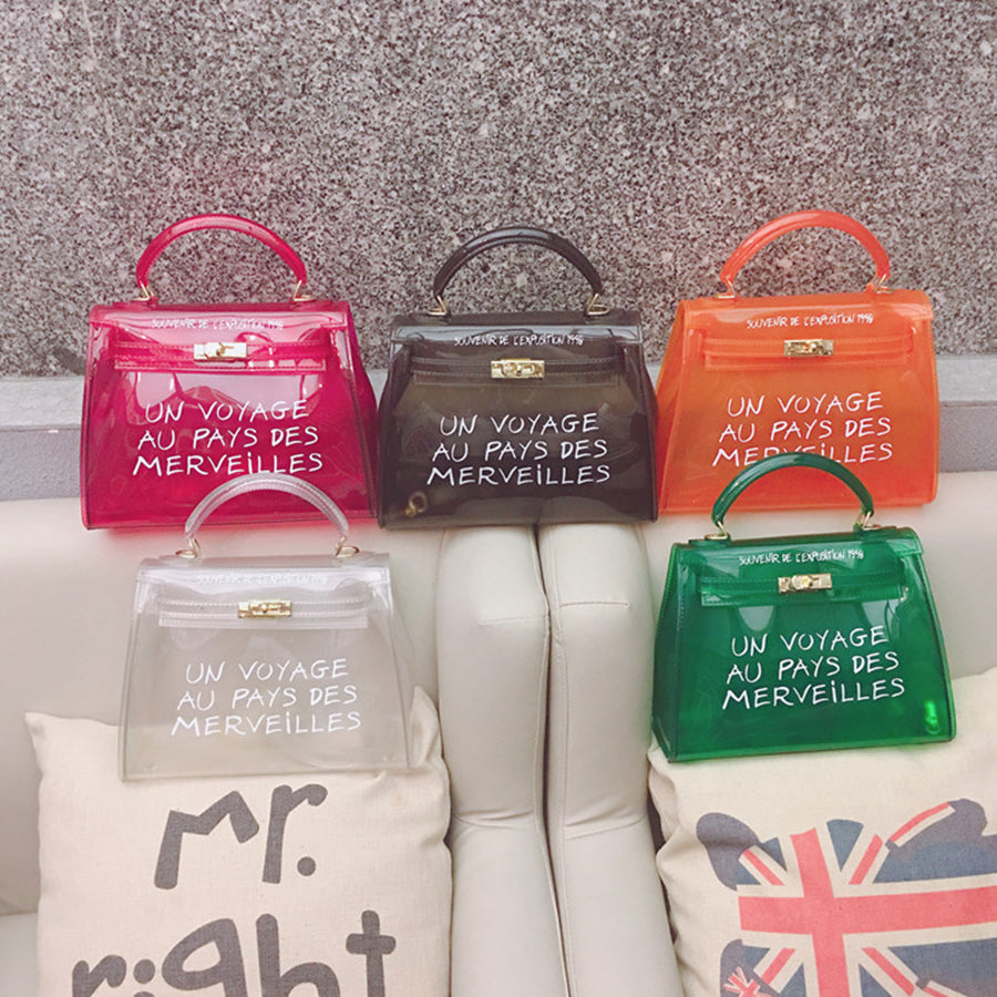 Alphabet clearance jelly bag