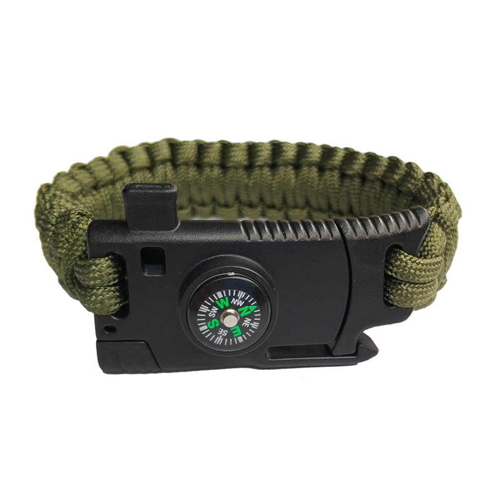 Multifunctional Paracord Survival Bracelet Outdoor Survival Bracelet 6 In 1  Travel Kit Fishing Line