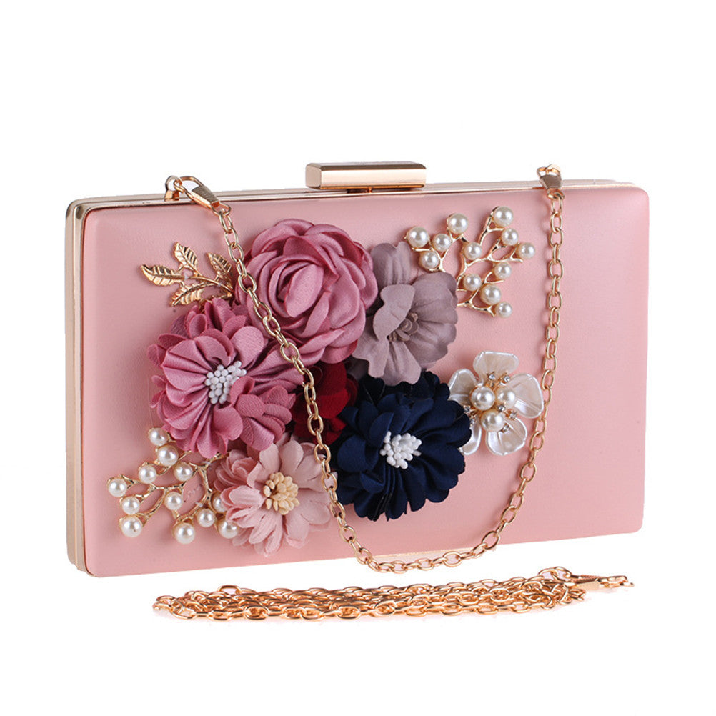 Floral Embroidered Wallet Clutch Purse - Mia Jewel Shop