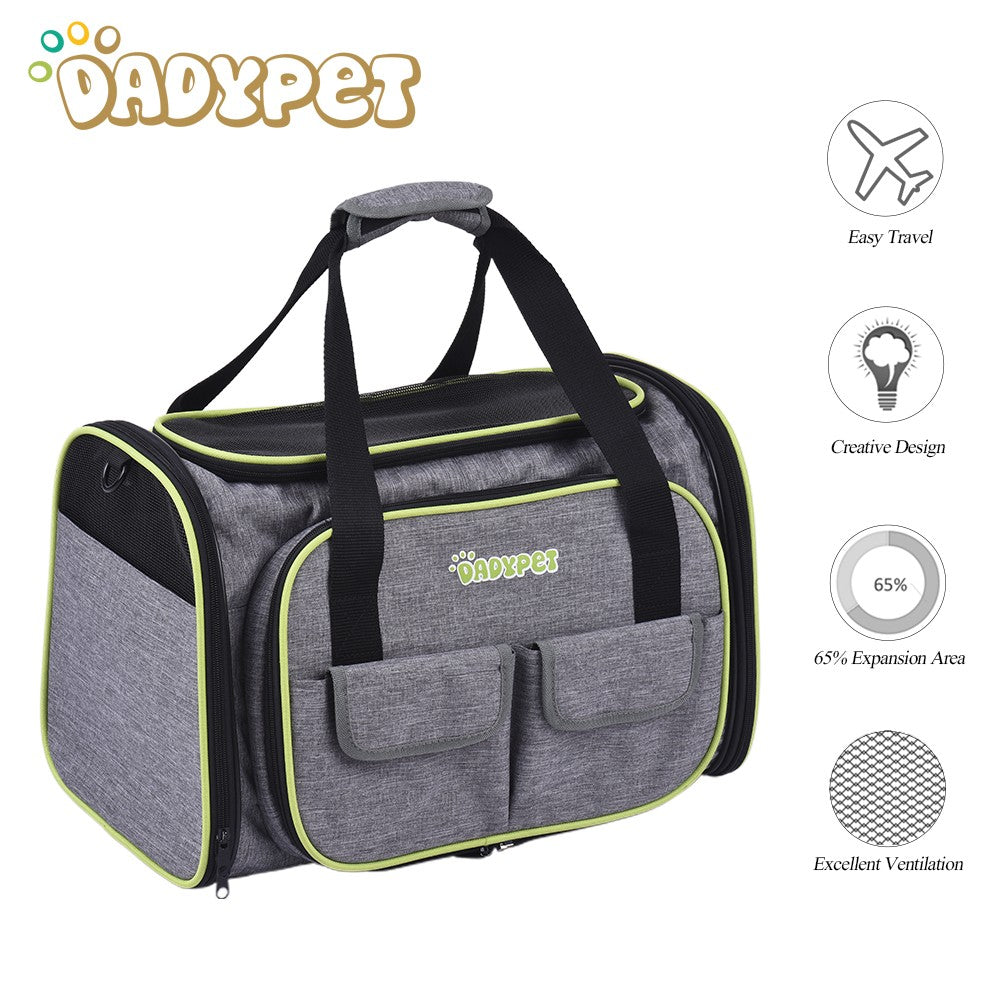 Cat Carrier Travel Pet Carrier,Soft-Sided Pet Travel Carrier for Large