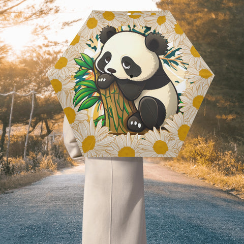 Lightweight Manual Folding Umbrella Printing Outside