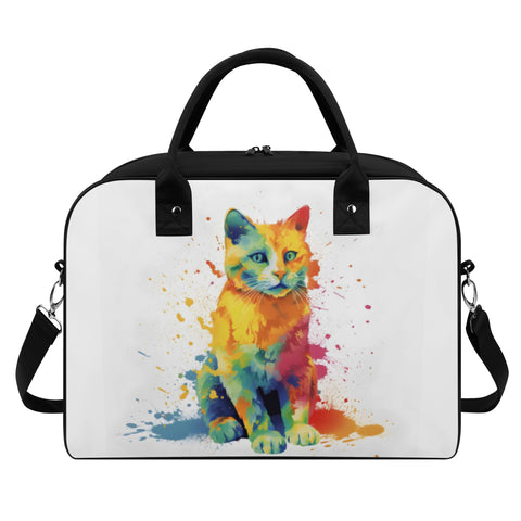 Cat Print  Holdall Bag