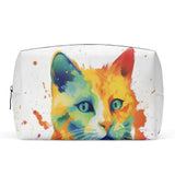 Cat Print  PU Cosmetic Bag