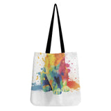 Cat Print  All-Over Print Cloth Tote Bag