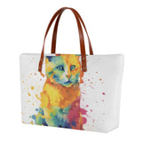 Cat Print  Womens Comfort Tote Bag