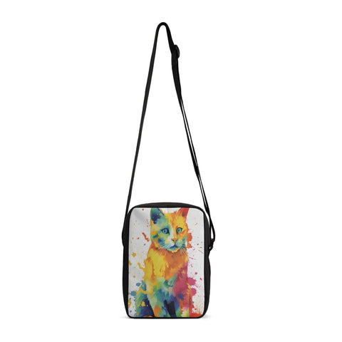 Cat Print  Cross-Body Bag