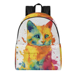 Cat Print  New Canvas Backpack