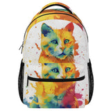 Cat Print  New Casual Style School Backpack