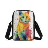 Cat Print  Cross-Body Bag