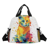 Cat Print  All Over Printing Lunch Bag