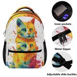Cat Print  New Casual Style School Backpack
