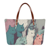 Cat Print  Womens Comfort Tote Bag