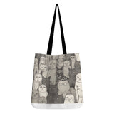 Cat Print  All-Over Print Cloth Tote Bag