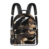 Cat Print  Casual PU Backpack