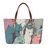 Cat Print  Womens Comfort Tote Bag