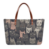 Cat Print  Womens Comfort Tote Bag