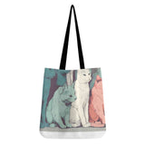 Cat Print  All-Over Print Cloth Tote Bag