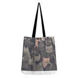 Cat Print  All-Over Print Cloth Tote Bag