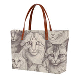 Cat Print  Womens Comfort Tote Bag