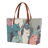 Cat Print  Womens Comfort Tote Bag