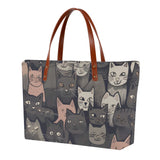 Cat Print  Womens Comfort Tote Bag