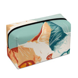 Cat Print  PU Cosmetic Bag