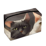 Cat Print  PU Cosmetic Bag