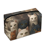 Cat Print  PU Cosmetic Bag