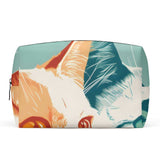 Cat Print  PU Cosmetic Bag