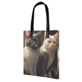 Cat Print  PU Leather Handbags