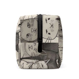 Cat Print  PU Cosmetic Bag