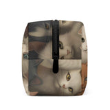 Cat Print  PU Cosmetic Bag