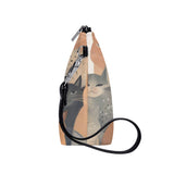 Cat Print  Zipper Sling Make Up Bag