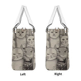 Cat Print  New Version-Luxury Women PU Leather Handbag