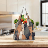 Cat Print  3 Pack of Grocery Bags