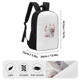 Cat Print  17 Inch School Backpack