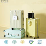 20 inch Suitcases with USB,Cup Holder Travel Suitcases Offers with