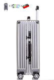 Aluminum Magnesium Designer Luggage Male And Female Universal Wheel