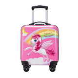 Cartoon child trolley luggage ABS+PC girls and boys suitcases Travel