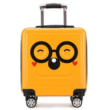 Cartoon child trolley luggage ABS+PC girls and boys suitcases Travel