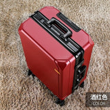 Fashion Rolling Luggage Aluminum Frame | Aluminum Usb Charging Trolley