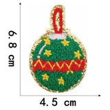 Ironing On Christmas Santa Claus Towel Embroidery Patches For Clothes