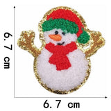 Ironing On Christmas Santa Claus Towel Embroidery Patches For Clothes